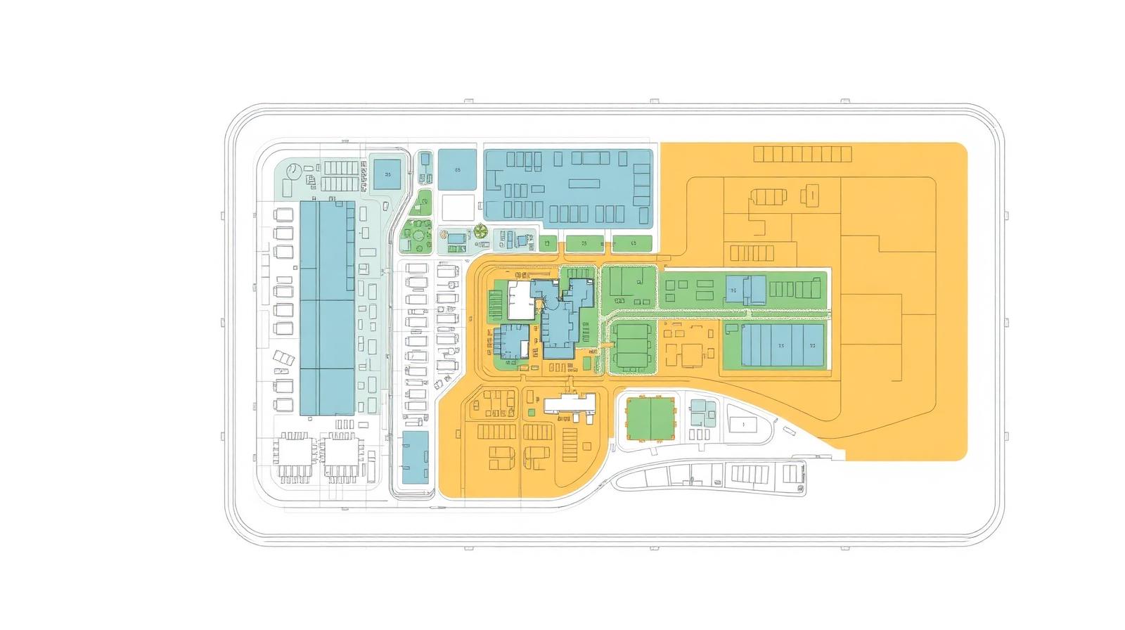 KKIP masterplan zoning diagram